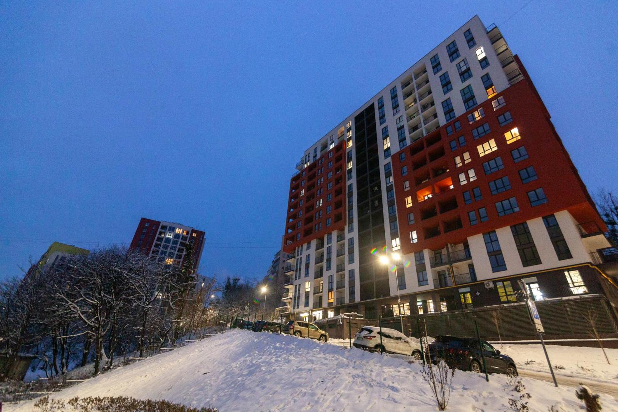 Apartment Shevchenko St.,New Building ลวีฟ ภายนอก รูปภาพ