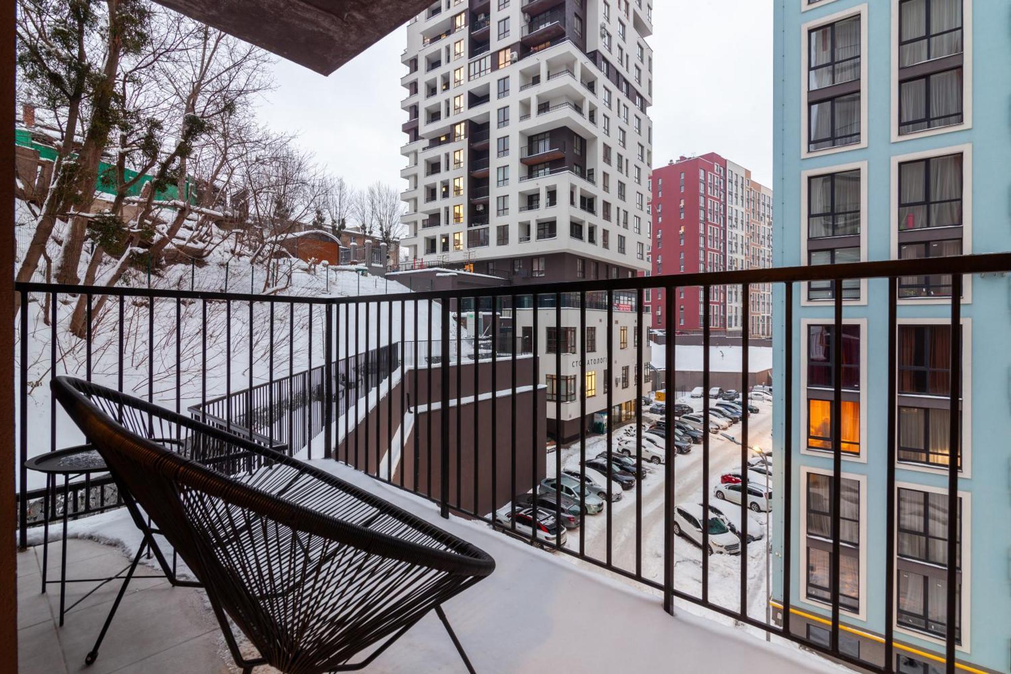 Apartment Shevchenko St.,New Building ลวีฟ ภายนอก รูปภาพ