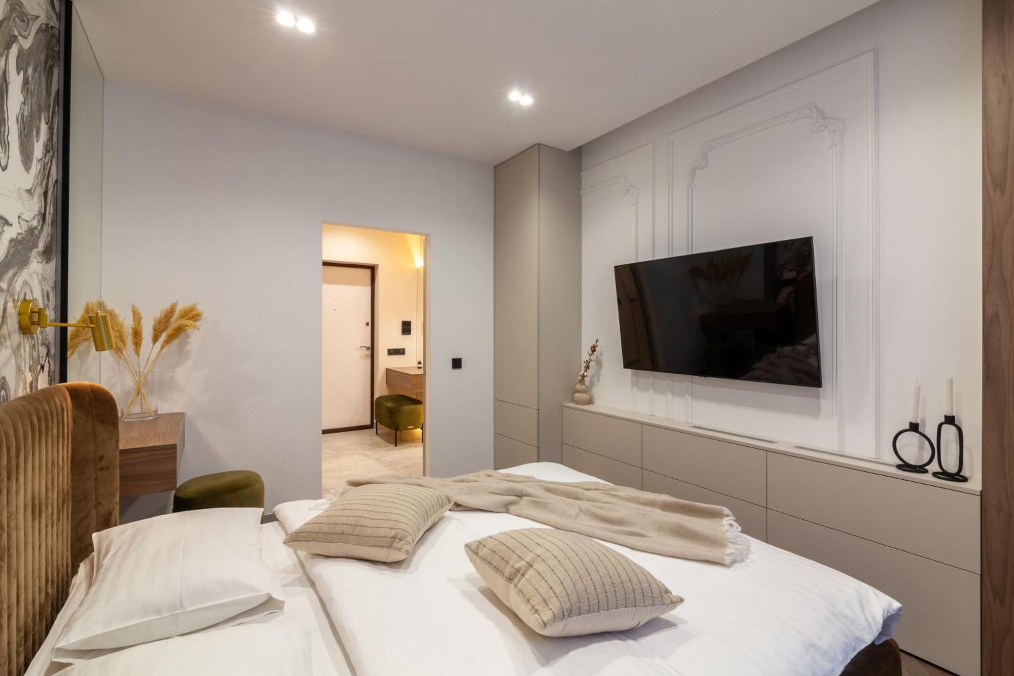 Apartment Shevchenko St.,New Building ลวีฟ ภายนอก รูปภาพ